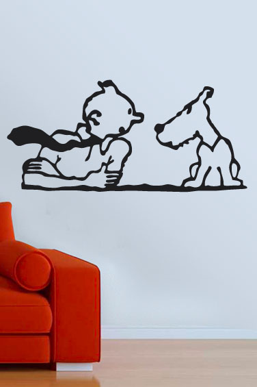 Complicidad Tintín y Milú